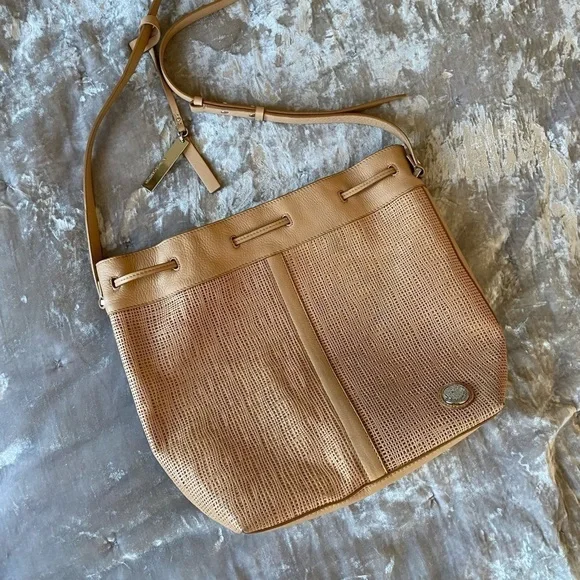 Vince Camuto/ 100 percent Leather Nude Jaxen Hobo - Picture 5 of 8